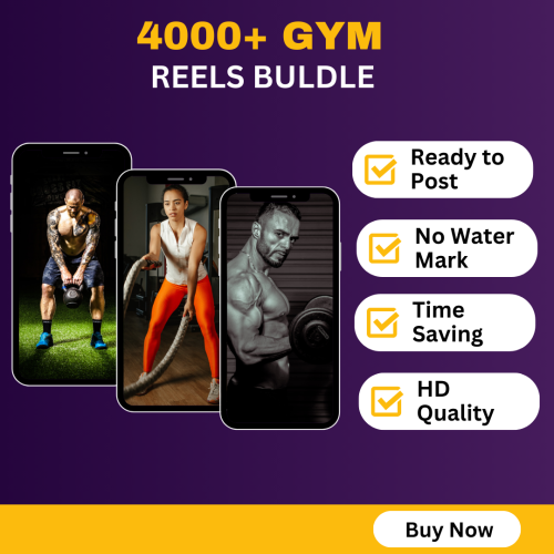 4000+ Gym & Fitness Reels Bundle