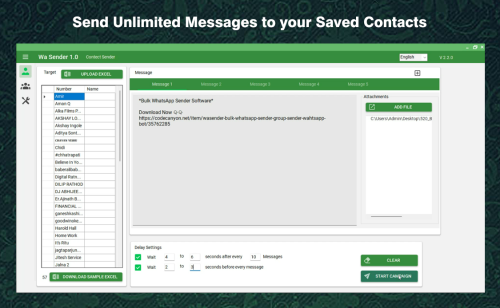 (WA Sender) WhatsApp Bulk Message Sender Marketing Software With Free Courses - Image 13